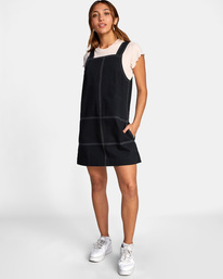 4 Crowd Favourite - Robe courte pour Femme Noir C3DRRIRVP2 RVCA