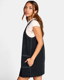 5 Crowd Favourite - Robe courte pour Femme Noir C3DRRIRVP2 RVCA