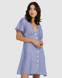 4 NAUTYCAL JAYNE DRESS Blue C3DRRXRVP2 RVCA