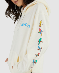 2 Luke Pelletier X Kristen Liu Wong Parrot Ice - Felpa con cappuccio da Donna  C3HORERVP2 RVCA