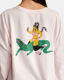 6 Luke Pelletier X Kristen Liu Wong - Long Sleeve T-Shirt for Women  C3LSRCRVP2 RVCA
