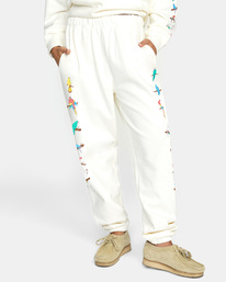 0 Luke Pelletier X Kristen Liu Wong Parrot Ice - Trousers for Women  C3PTRARVP2 RVCA
