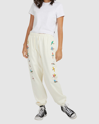 2 Luke Pelletier X Kristen Liu Wong Parrot Ice - Trousers for Women  C3PTRARVP2 RVCA