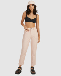 0 Evolution - Vaquero de cintura alta para Mujer Azul C3PTRIRVP2 RVCA
