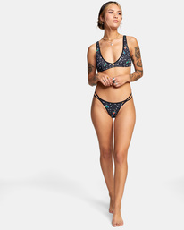 3 Luke Pelletier Uncaged Medium French - Bikiniunterteil mit frecher Bedeckung für Frauen  C3SBRARVP2 RVCA