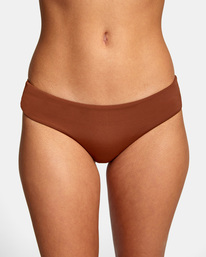 3 Camille Rowe Camille Boy Short - Braguita de bikini de cobertura reducida para Mujer  C3SBRORVP2 RVCA
