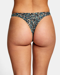 6 No Matter Skimpy French - Cheeky Coverage Bikini Bottoms for Women Gray C3SBRXRVP2 RVCA