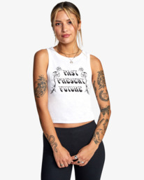 0 Future Flowers - Camiseta sin mangas para Mujer  C3SGRERVP2 RVCA