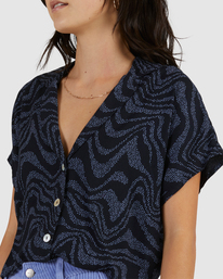 2 Strata Blouse - Short Sleeve Shirt for Women  C3SHRJRVP2 RVCA