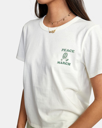 2 Peace March - Short Sleeve T-Shirt for Women  C3SSRPRVP2 RVCA