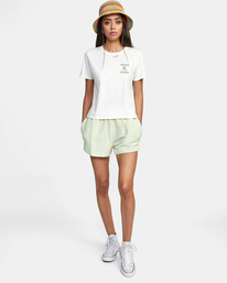 3 Peace March - Short Sleeve T-Shirt for Women  C3SSRPRVP2 RVCA