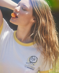 0 Camille Rowe Radio - Short Sleeve T-Shirt for Women  C3SSRTRVP2 RVCA