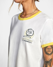 7 Camille Rowe Radio - Short Sleeve T-Shirt for Women  C3SSRTRVP2 RVCA