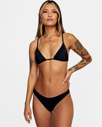 0 Solid - Top de bikini triangular para Mujer  C3STRWRVP2 RVCA