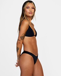 4 Solid - Top de bikini triangular para Mujer  C3STRWRVP2 RVCA