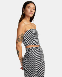 6 Camille Rowe Mossy Tube - Top for Women Black C3TPRBRVP2 RVCA