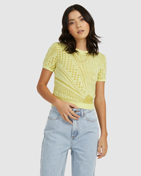 3 Sunset - Sweatshirt for Women Green C3TPRGRVP2 RVCA
