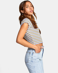 4 Classmate - Short Sleeve Top for Women Grey C3TPRHRVP2 RVCA