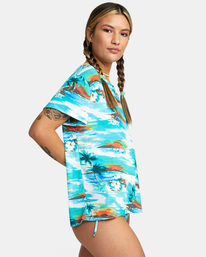 6 Recess - Short Sleeve T-Shirt for Women Blue C3TPRJRVP2 RVCA