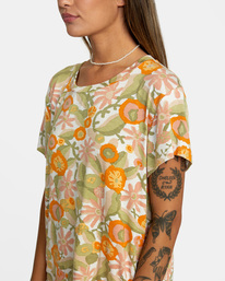 2 Recess - Short Sleeve T-Shirt for Women Yellow C3TPRJRVP2 RVCA
