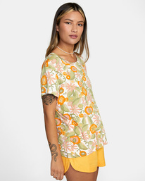 5 Recess - Short Sleeve T-Shirt for Women Yellow C3TPRJRVP2 RVCA