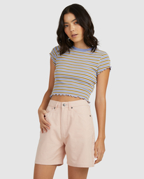 1 Coco - Shorts f&uuml;r Frauen Blau C3WKRORVP2 RVCA