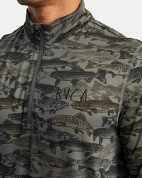 3 Ben Horton Vent - Long Sleeve Half-Zip Top for Men  C4KTMCRVP2 RVCA