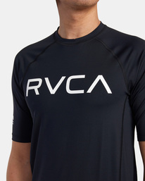 3 RVCA Rashguard - Rash Vest UPF 50 a maniche corte da Uomo  C4MYRBRVP2 RVCA