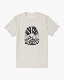 0 RVCA Surf - Surf Tee UPF 40+ Sonnenschutz für Männer Weiss C4MYRERVP2 RVCA