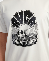 3 RVCA Surf - Surf Tee UPF 40+ Sonnenschutz für Männer Weiss C4MYRERVP2 RVCA
