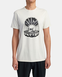 1 RVCA Surf - Surf Tee UPF 40+ Sonnenschutz für Männer Weiss C4MYRERVP2 RVCA