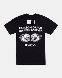 1 Carlson Gracie Forever - Camiseta de manga corta para Hombre  C4SSGARVMU RVCA