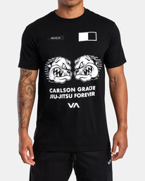 2 Carlson Gracie Forever - Camiseta de manga corta para Hombre  C4SSGARVMU RVCA