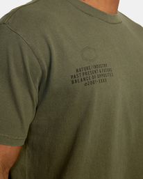 10 Big Pin Hex - Short Sleeve T-Shirt for Men Green C4SSMERVP2 RVCA