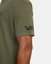 11 Big Pin Hex - Short Sleeve T-Shirt for Men Green C4SSMERVP2 RVCA