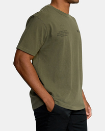 6 Big Pin Hex - Short Sleeve T-Shirt for Men Green C4SSMERVP2 RVCA