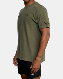 7 Big Pin Hex - Short Sleeve T-Shirt for Men Green C4SSMERVP2 RVCA