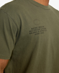 8 Big Pin Hex - Short Sleeve T-Shirt for Men Green C4SSMERVP2 RVCA