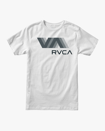 0 VA RVCA Blur - Short Sleeve T-Shirt for Men White C4SSMVRVP2 RVCA