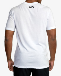 3 VA RVCA Blur - Short Sleeve T-Shirt for Men White C4SSMVRVP2 RVCA