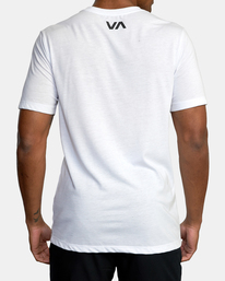 11 VA RVCA Blur - Short Sleeve T-Shirt for Men White C4SSMVRVP2 RVCA