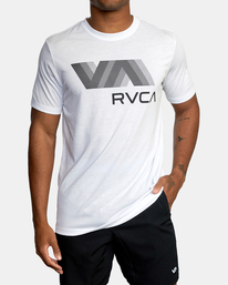 8 VA RVCA Blur - Short Sleeve T-Shirt for Men White C4SSMVRVP2 RVCA