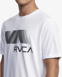 9 VA RVCA Blur - Short Sleeve T-Shirt for Men White C4SSMVRVP2 RVCA