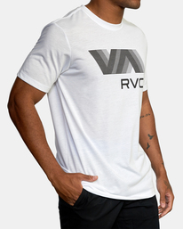 6 VA RVCA Blur - Short Sleeve T-Shirt for Men White C4SSMVRVP2 RVCA