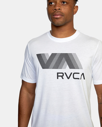 7 VA RVCA Blur - Short Sleeve T-Shirt for Men White C4SSMVRVP2 RVCA