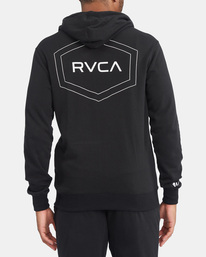 9 Swift Pin - Kapuzenpulli mit Reißverschluss für Männer Schwarz C4ZHMERVP2 RVCA