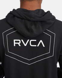 7 Swift Pin - Kapuzenpulli mit Reißverschluss für Männer Schwarz C4ZHMERVP2 RVCA