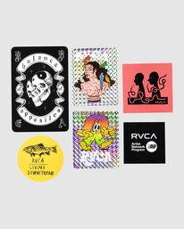 2 ANP - Sticker Pack unisex Grey C5ESRARVP2 RVCA