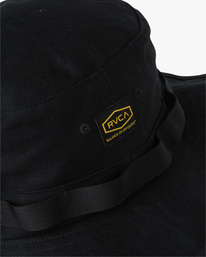 5 Recession Day Shift - Sun Hat for Men Black C5HTRFRVP2 RVCA
