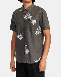 4 Neo Denim - Chemise manches courtes pour Homme  D1SHRBRVS2 RVCA